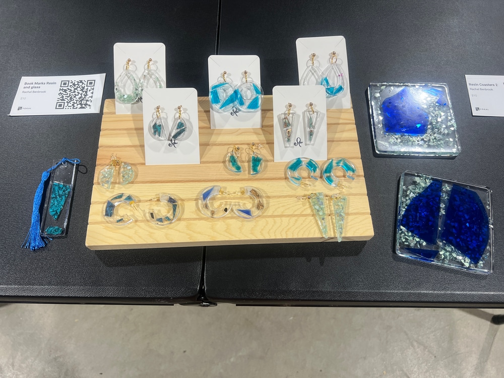 Book Marks Resin and glass