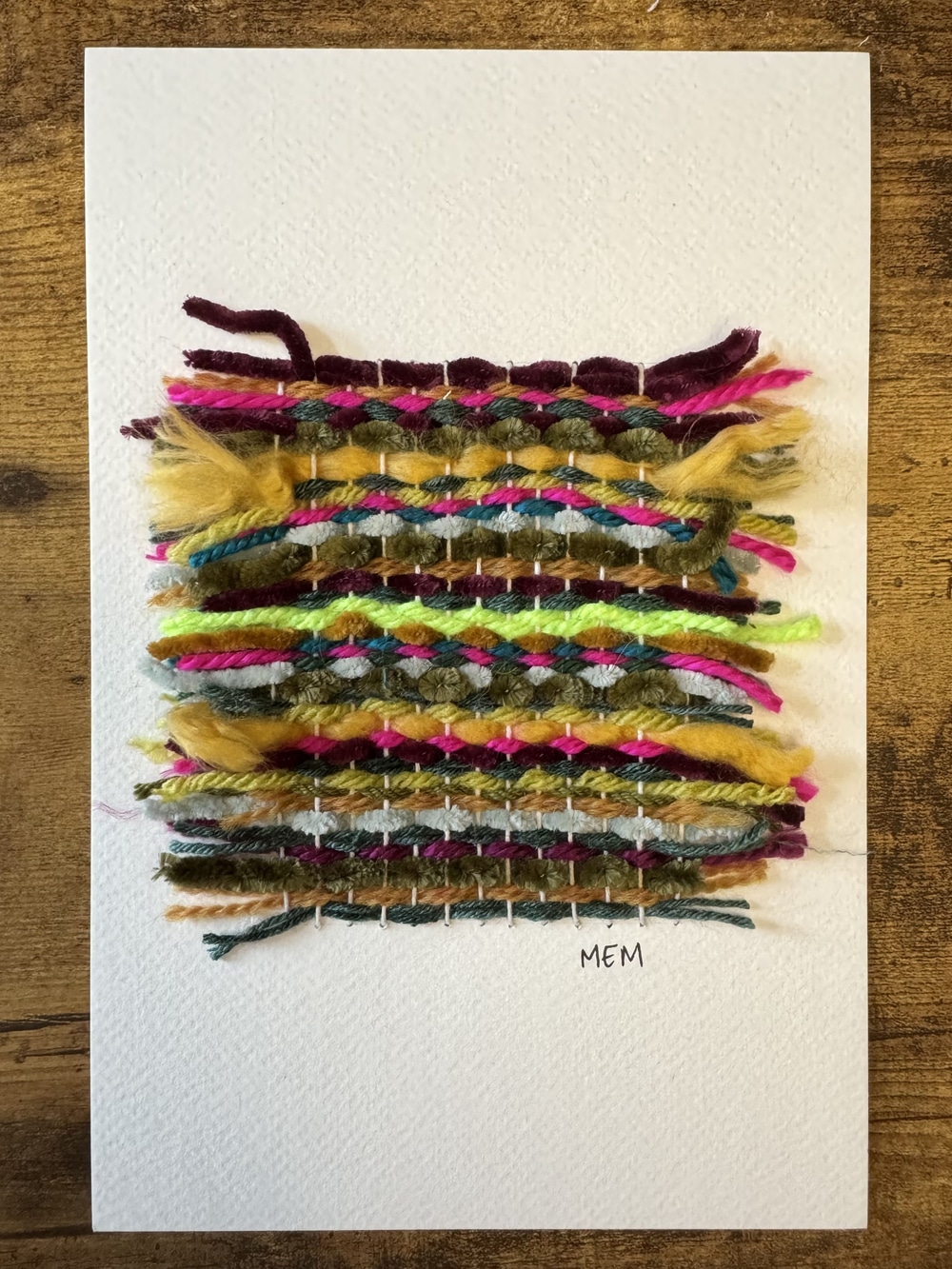 Recycled Scrap Weaving No. 1