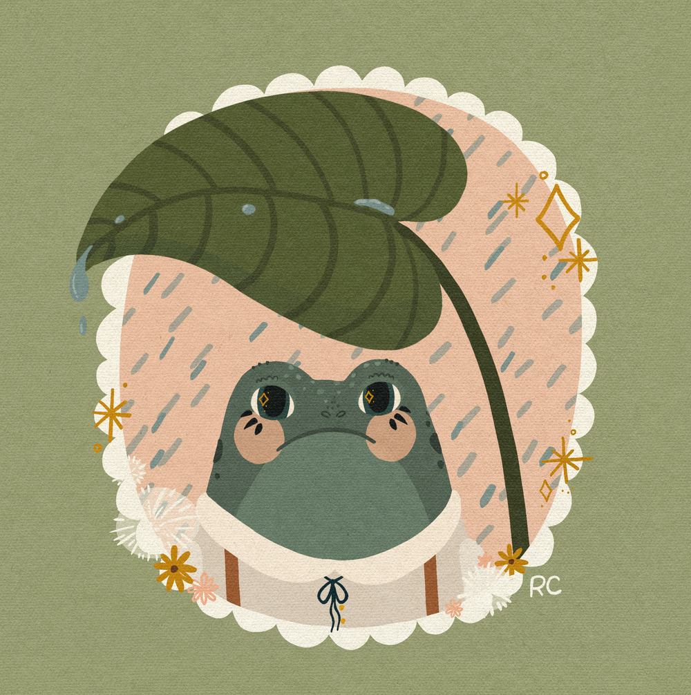 Rain Frog (framed)