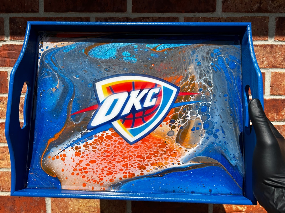 Custom 1 of 1 OKC Thunder Tray