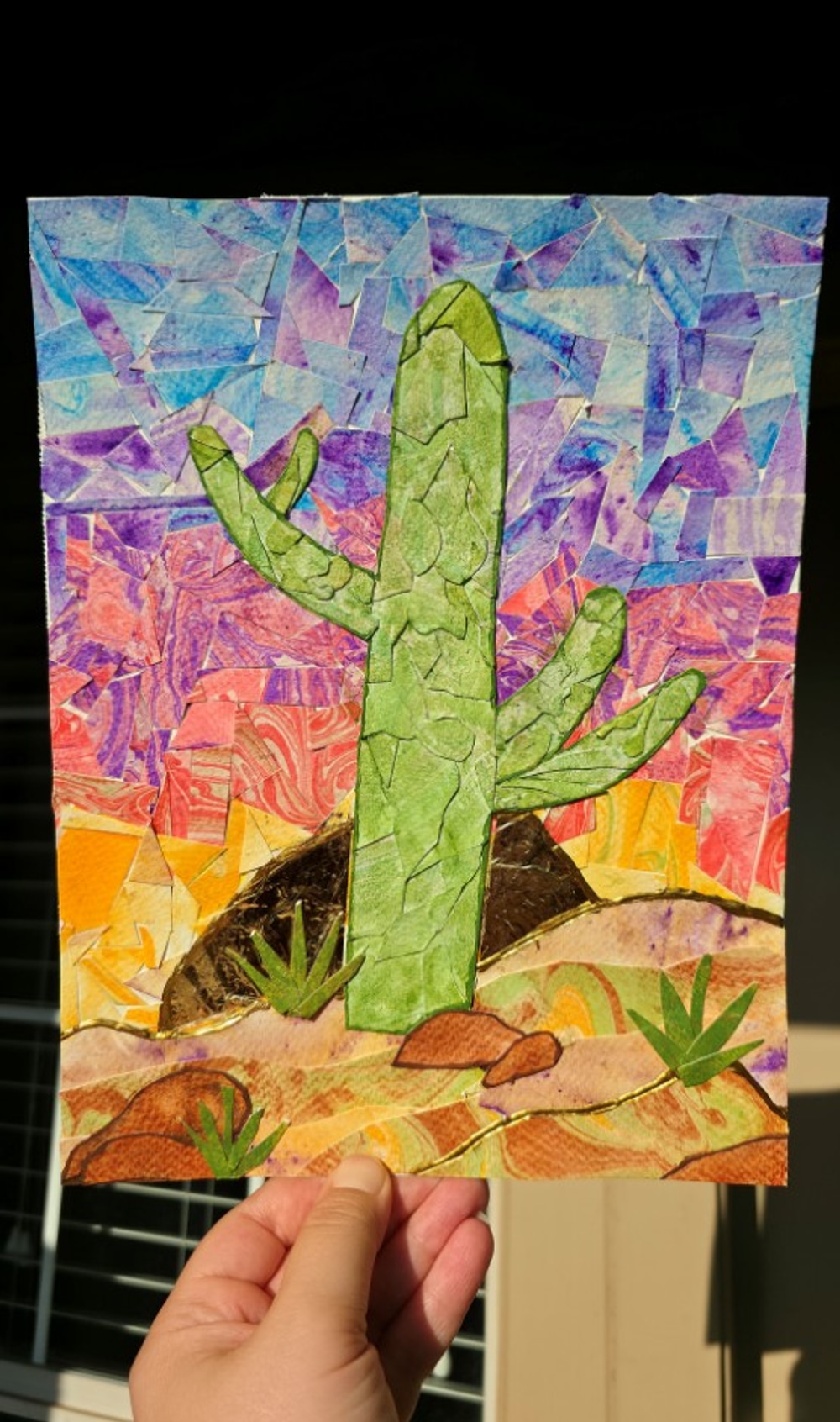 "Desert Campsite Vista" (Donated)