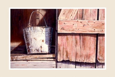 BUCKET and RED DOOR (Sold)