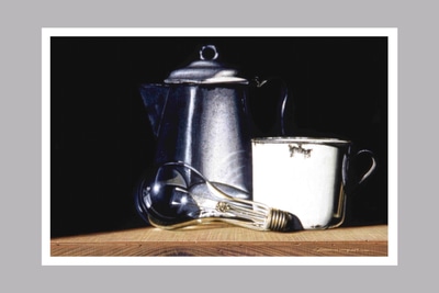 POT, CUP, BULB, 4 PM (Sold)