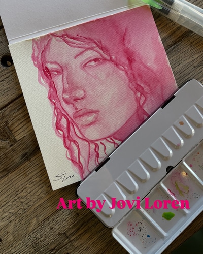 Water color portrait