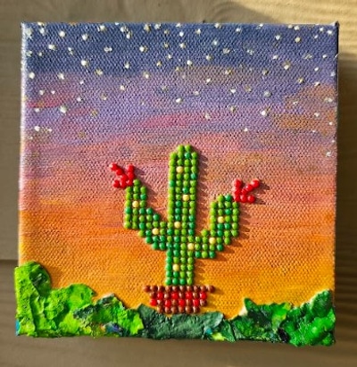 "Southwest Saguaro Sunset"