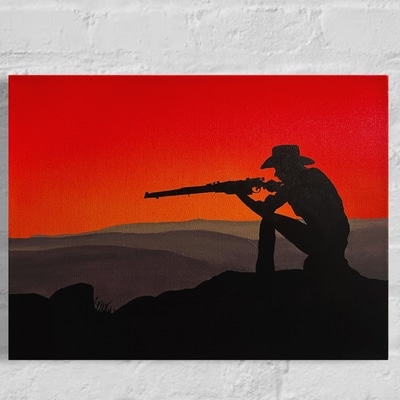 Man From Waco print