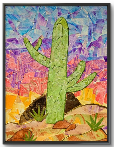"Desert Campsite Vista" (Donated)
